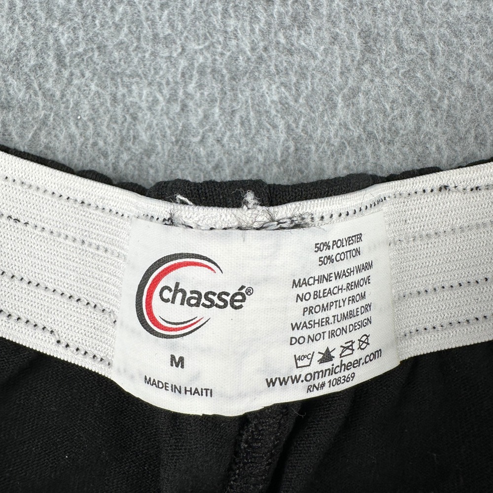 Chasse Practice Knit Short Womens Medium Black 61SH 016 Cheerleading Athletic - Picture 4 of 7